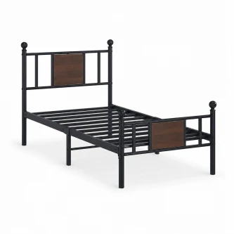 سرير حديد مقاس 90*190 BLACK 3921