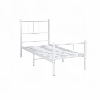 سرير حديد مقاس 90*190 WHITE 3923