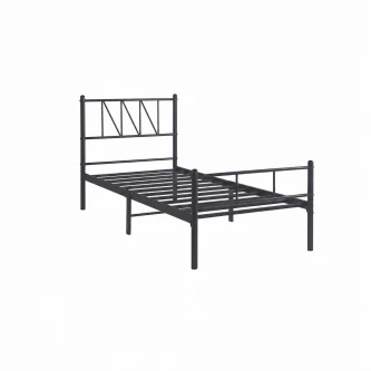سرير حديد مقاس 90*190 BLACK 3927