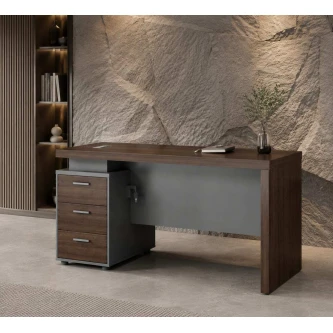 مكتب مقاس 1.40 OT-6602 D.BROWN(d.eucalyptus)