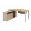 مكتب مقاس 1.60 OT-6609 WOOD (light walnut