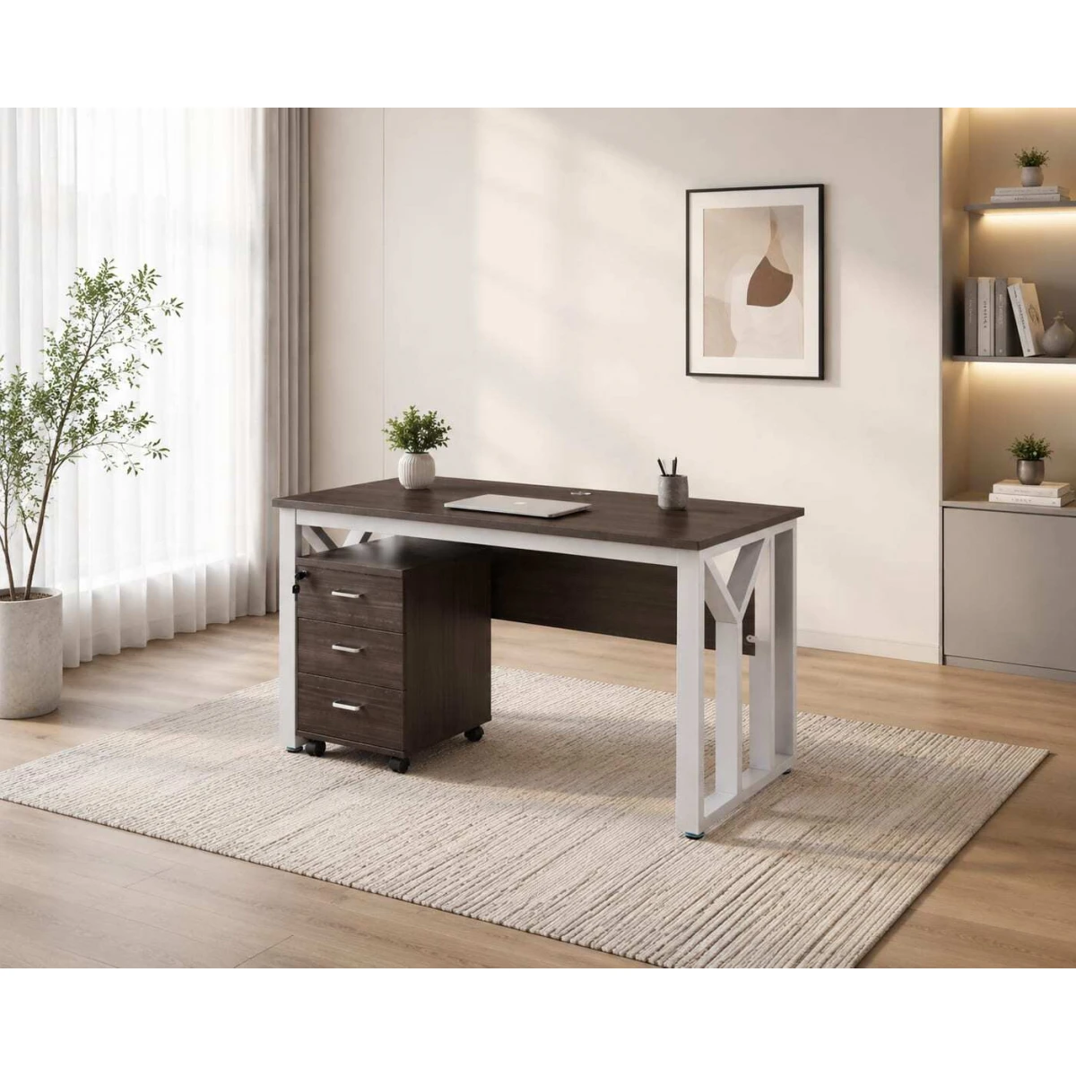 مكتب مقاس 1.40 OT-121 GREY