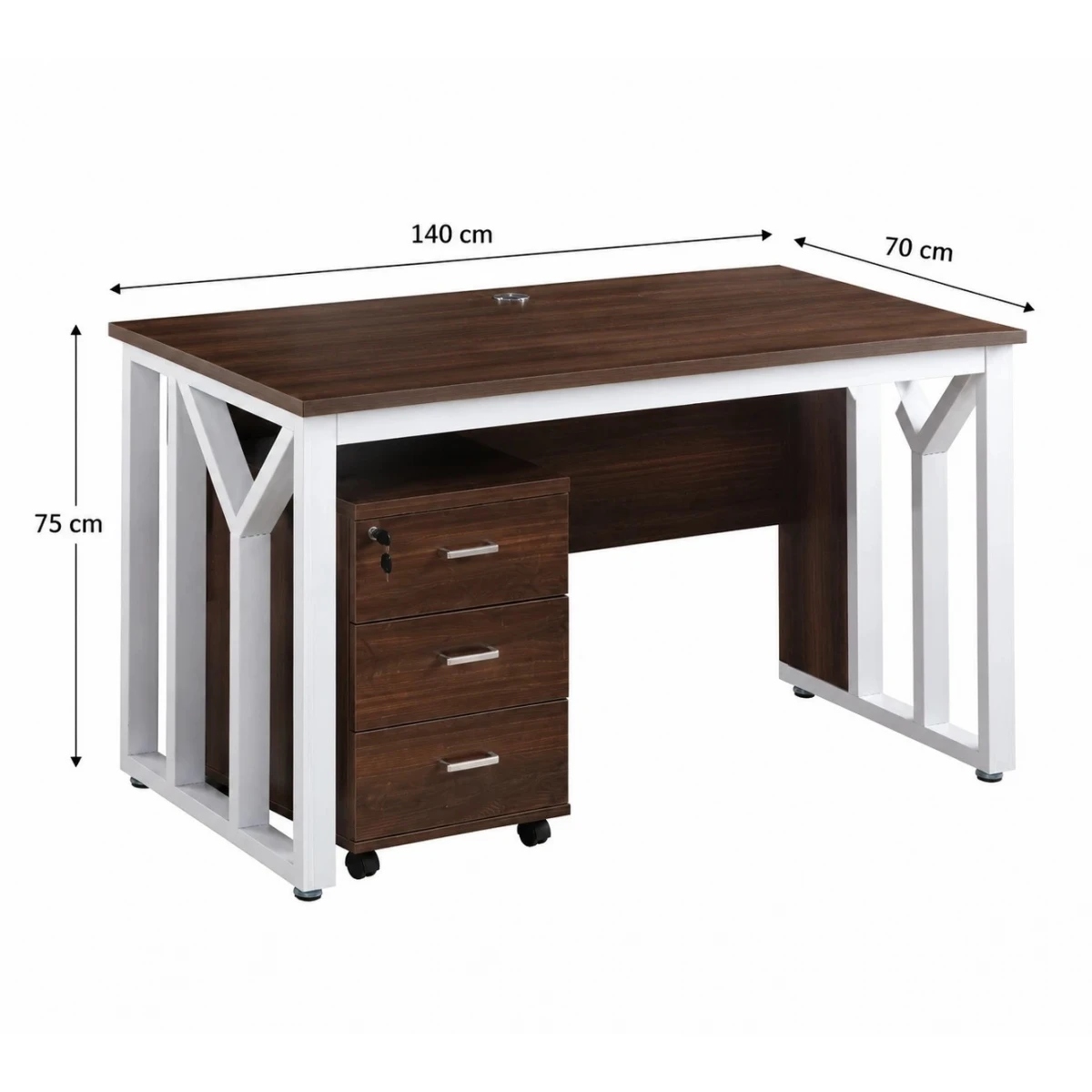 مكتب مقاس 1.40 OT-121 COFFEE