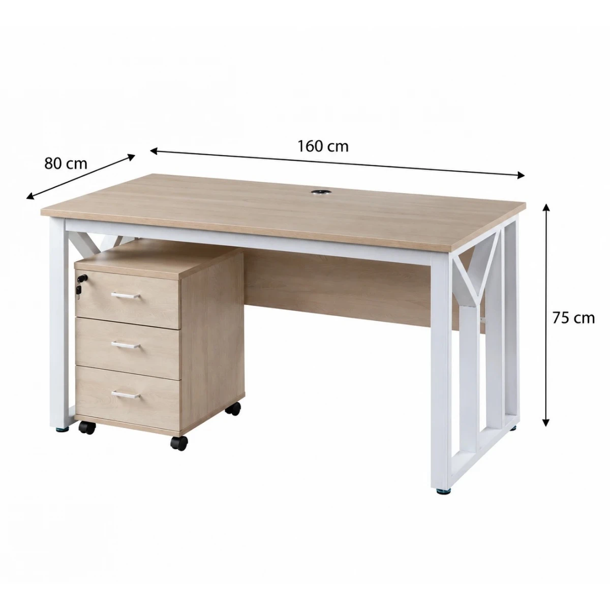 مكتب مقاس 1.60 OT-121 WOOD