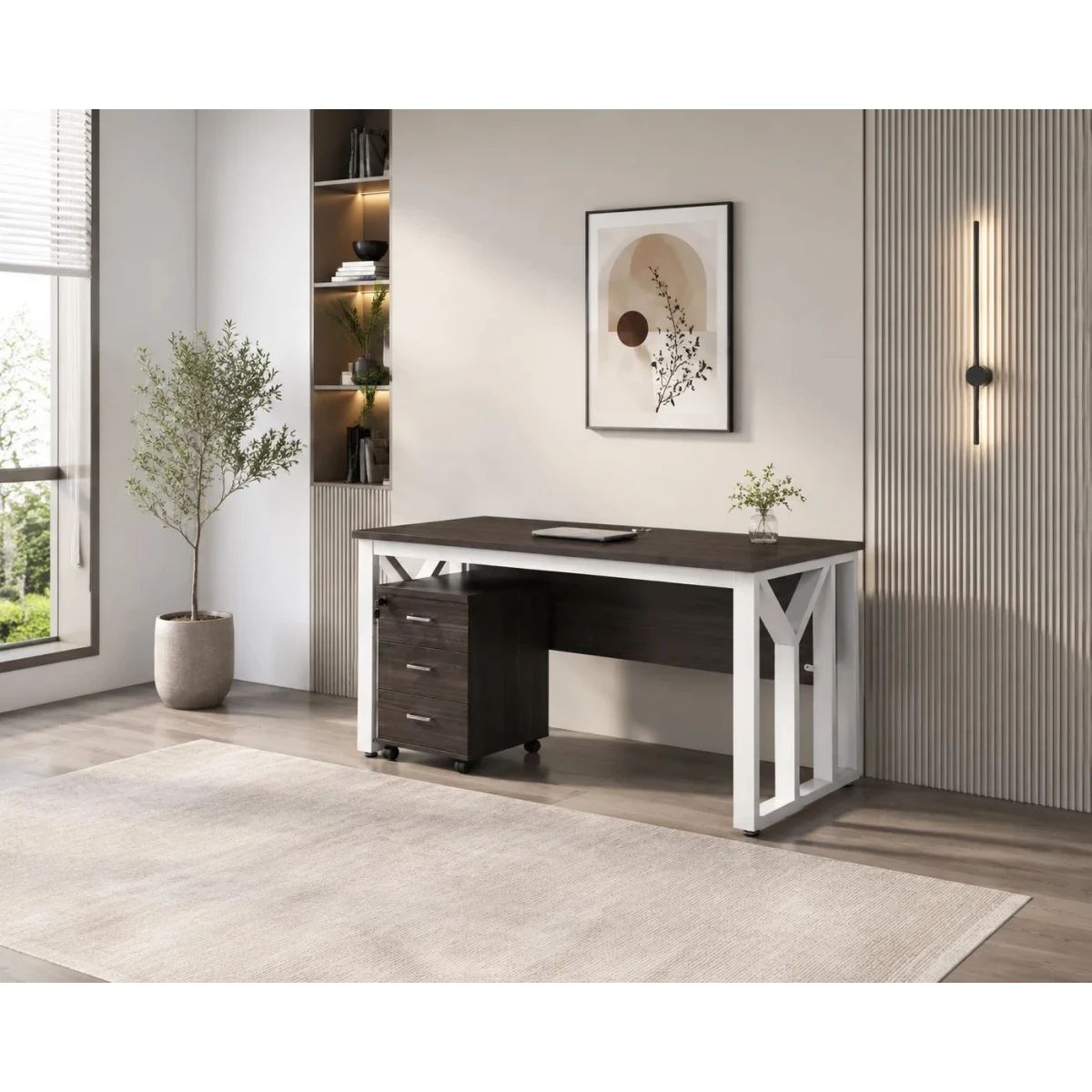 مكتب مقاس 1.60 OT-121 GREY