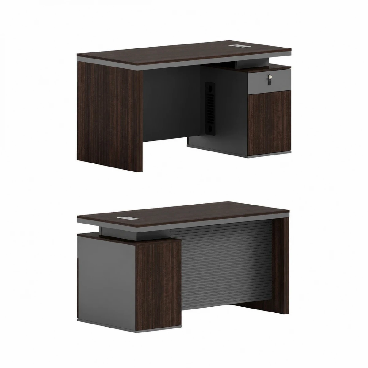 مكتب مقاس 1.40 OT-1403 DARK BROWN
