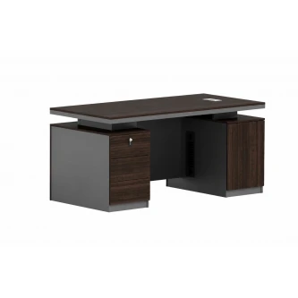 مكتب مقاس 1.60 OT-1604 DARK BROWN