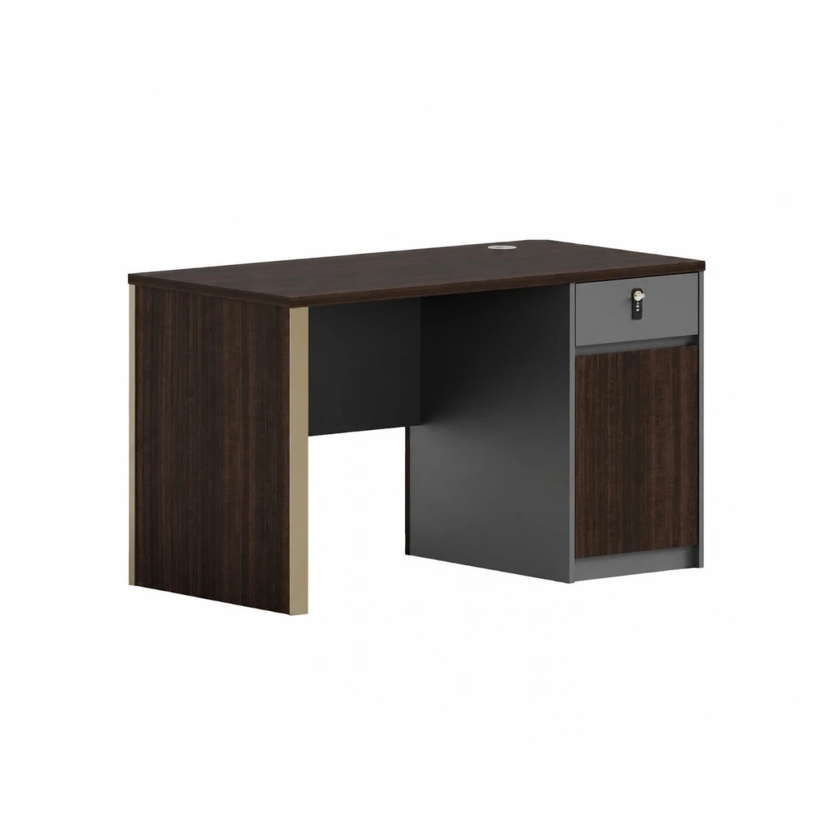 مكتب مقاس 1.20 OT-1712 DARK BROWN