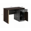 مكتب مقاس 1.20 OT-1712 DARK BROWN