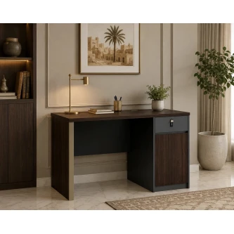 مكتب مقاس 1.40 OT-1714 DARK BROWN