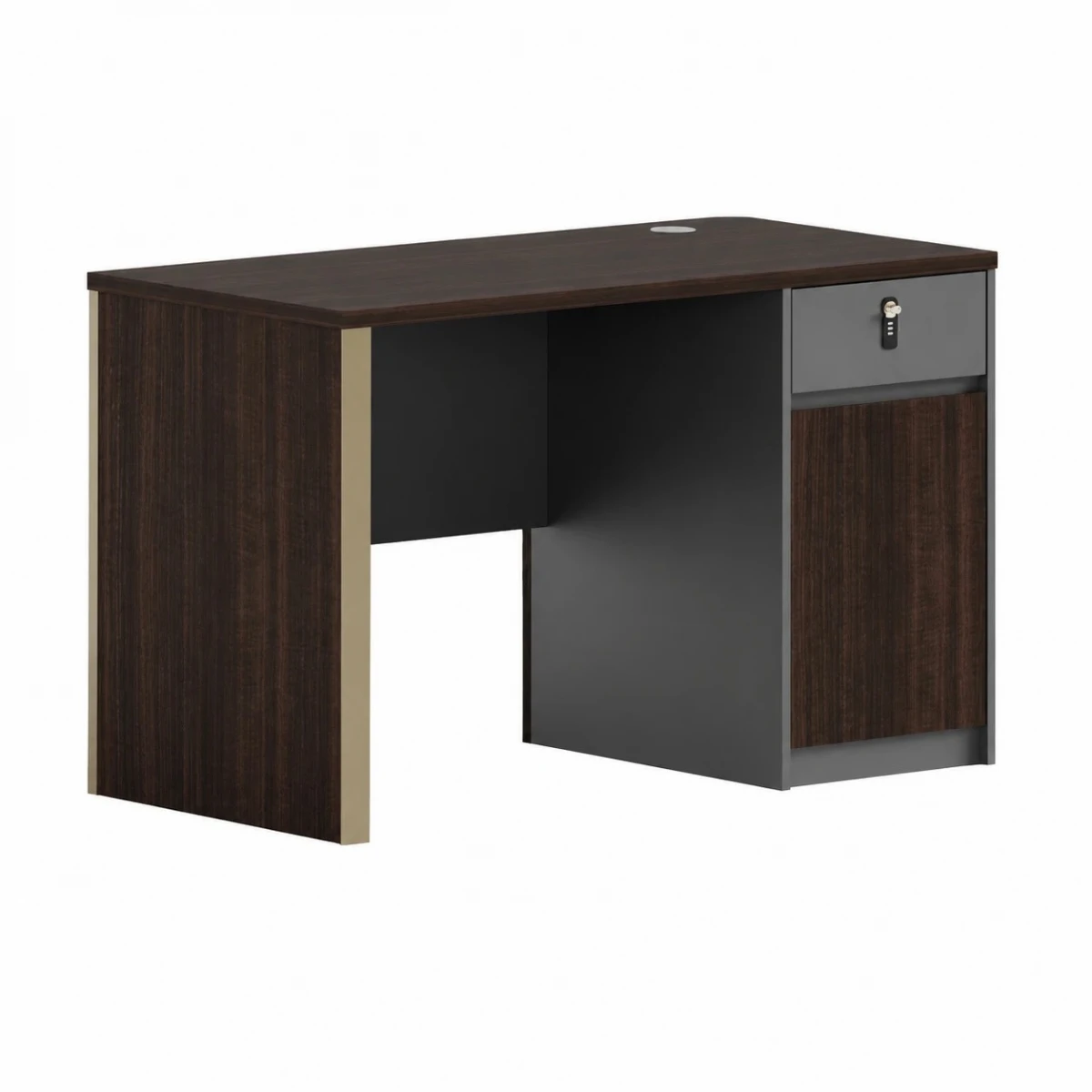 مكتب مقاس 1.40 OT-1714 DARK BROWN
