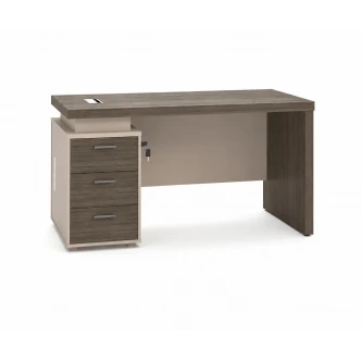 مكتب مقاس 1.20 OT-6602 DARK WOOD