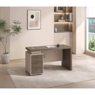 مكتب مقاس 1.20 OT-6602 DARK WOOD