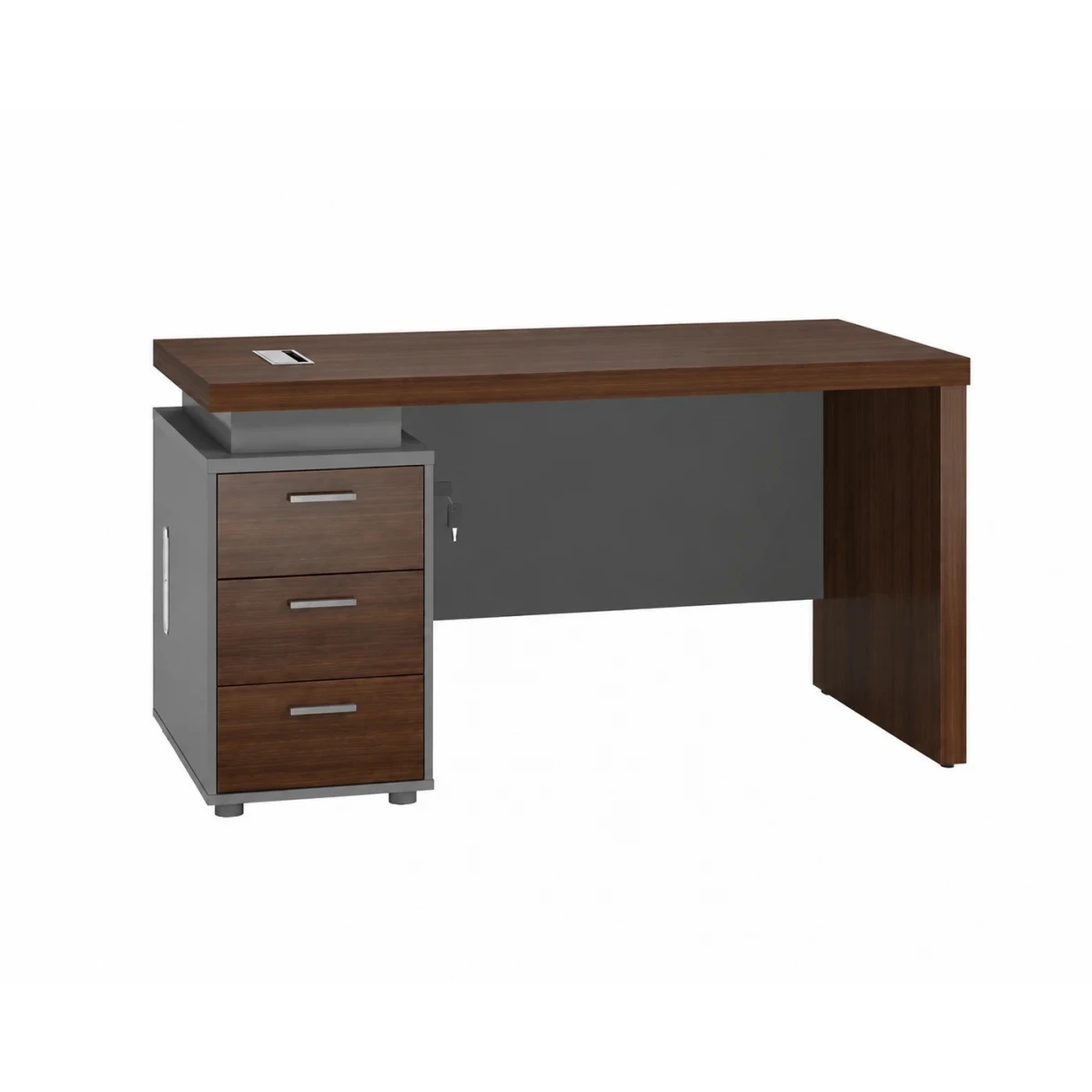 مكتب مقاس 1.20 OT-6602 DARK BROWN