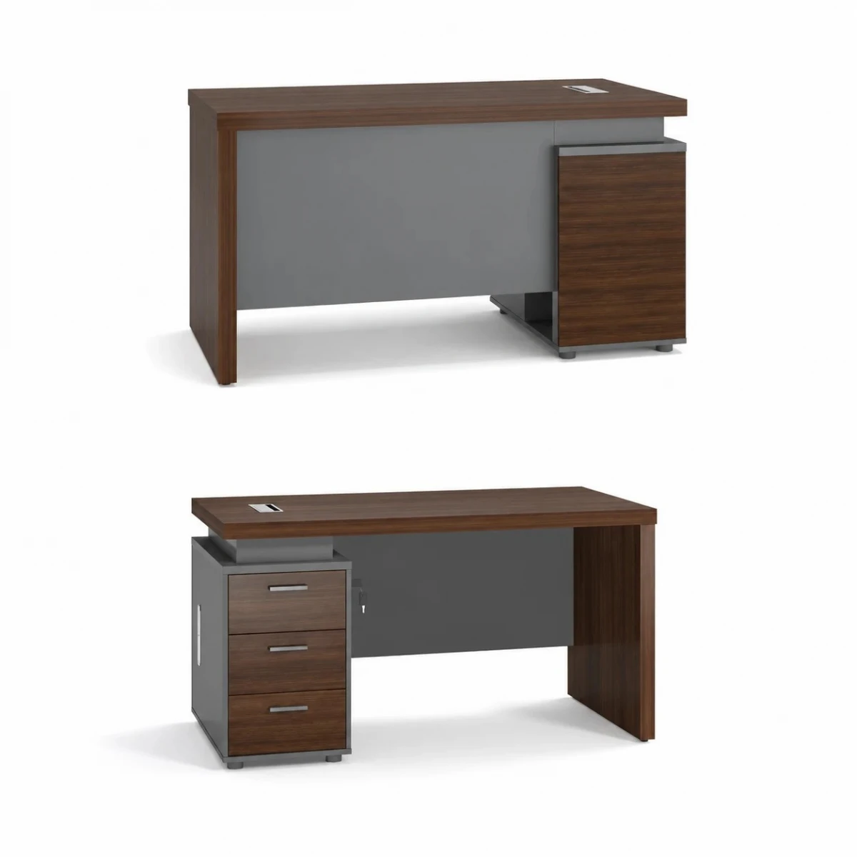 مكتب مقاس 1.20 OT-6602 DARK BROWN