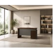 مكتب مقاس 1.20 OT-6602 DARK BROWN