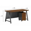 مكتب مقاس 120 OT-27  B.GREY
