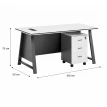 مكتب مقاس 100 OT-28 WHITE GREY