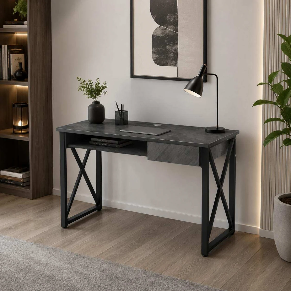مكتب مقاس 100 سم OT-50 GREY