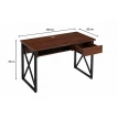 مكتب مقاس 120 سم OT-50 BROWN