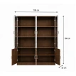 دولاب ملفات 4باب OW-110 WALNUT(brown)