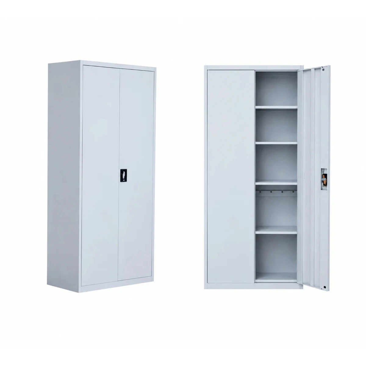 دولاب مكتبي حديد مقاس 185*85 OW-008 GREY
