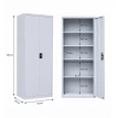 دولاب مكتبي حديد مقاس 185*85 OW-008 GREY