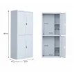 دولاب مكتبي حديد مقاس 185*85 OW-010 GREY