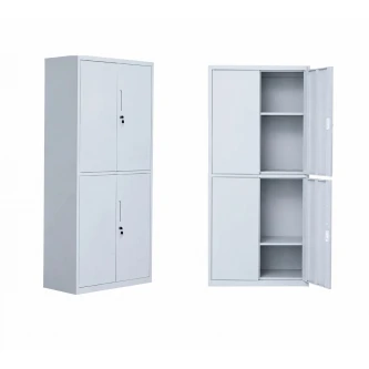 دولاب مكتبي حديد مقاس 185*85 OW-010 GREY