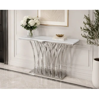 كنسول ستيل رخام CS007 SILVER