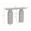 كنسول رخام 120*40 CS-03 L.GREY