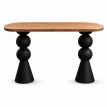 كنسول خشب HM622 BLACK +BROWN