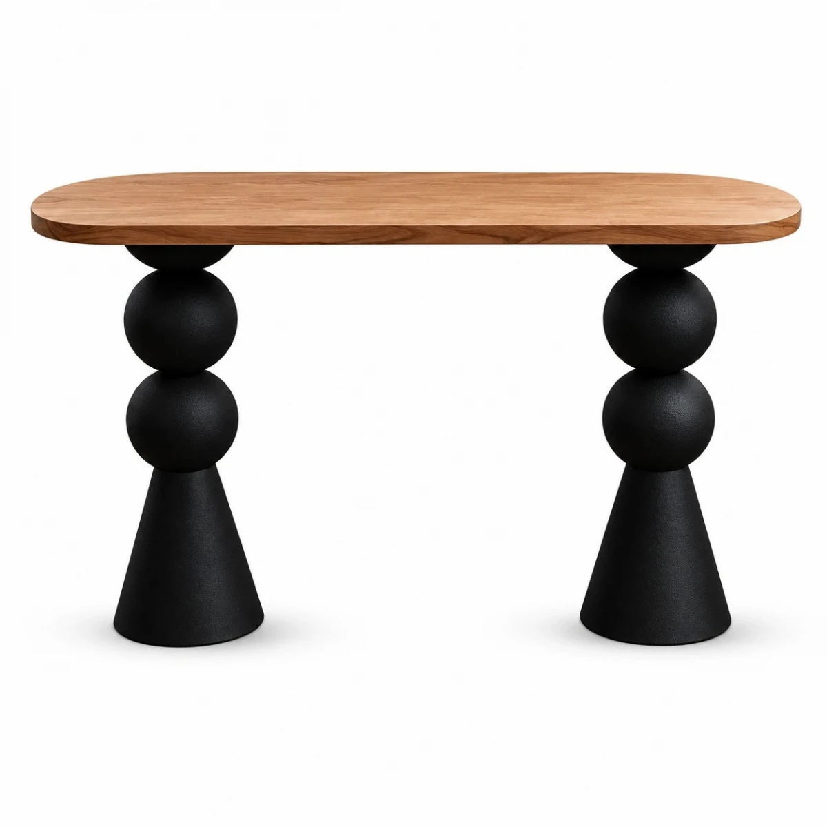 كنسول خشب HM622 BLACK +BROWN