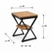 طقم شاي خشب WOOD 618 1+4