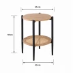 طاولة خدمة مفرد خشب C178S WOOD45*45
