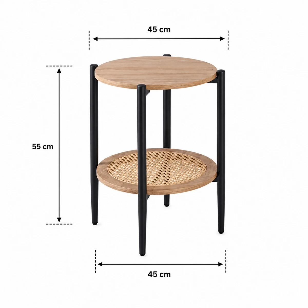 طاولة خدمة مفرد خشب C178S WOOD45*45