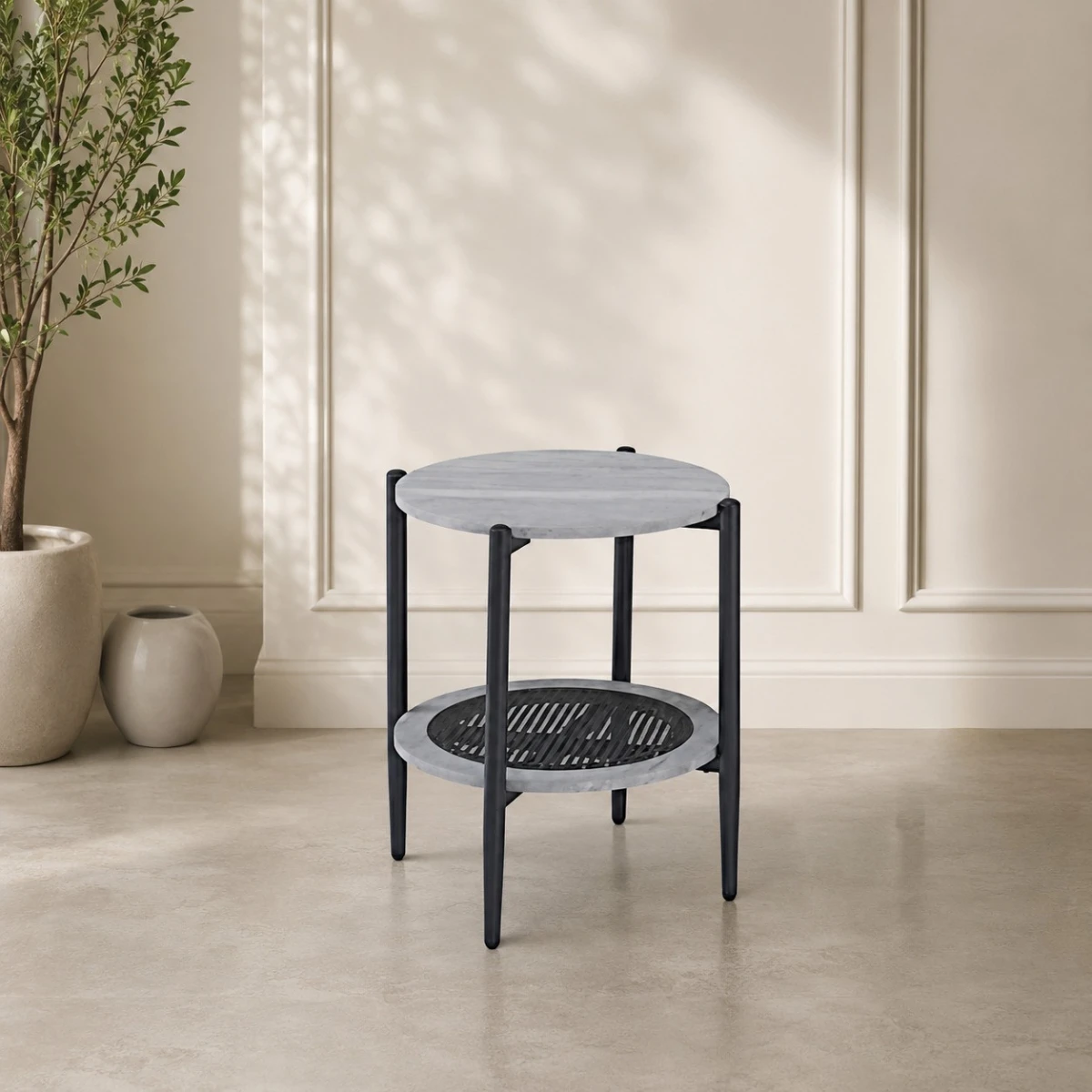 طاولة خدمة مفرد خشب C178S GREY45*45