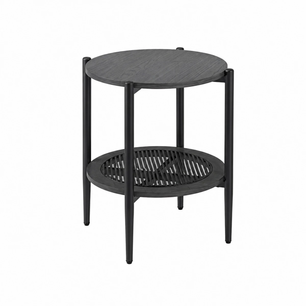 طاولة خدمة مفرد خشب C178S DARK GREY45*45