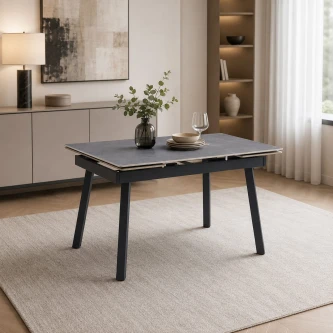 طاولة طعام مفرد JOHN M.GREY.C 120+30+30*85*76