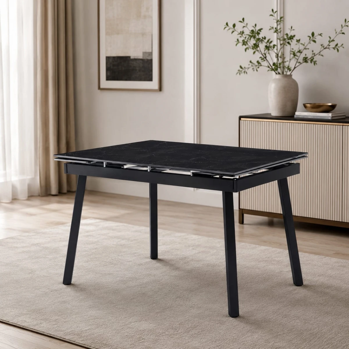 طاولة طعام مفرد JOHN S.BLACK150+30+30*85*76
