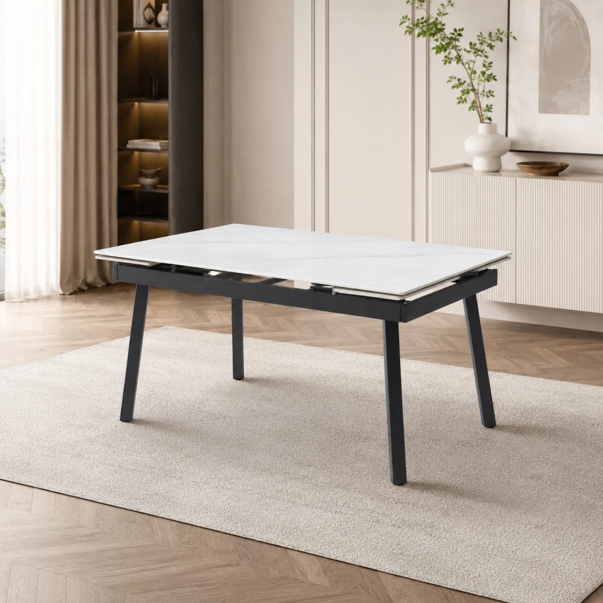 طاولة طعام مفرد JOHN WHITE+G.M 150+30+30*85*76