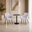 طقم كرسيين و طاولة 1+2 TS-04 GREY/BLACK