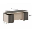مكتب مقاس 1.40 OT-1404 DARK BEAUTY