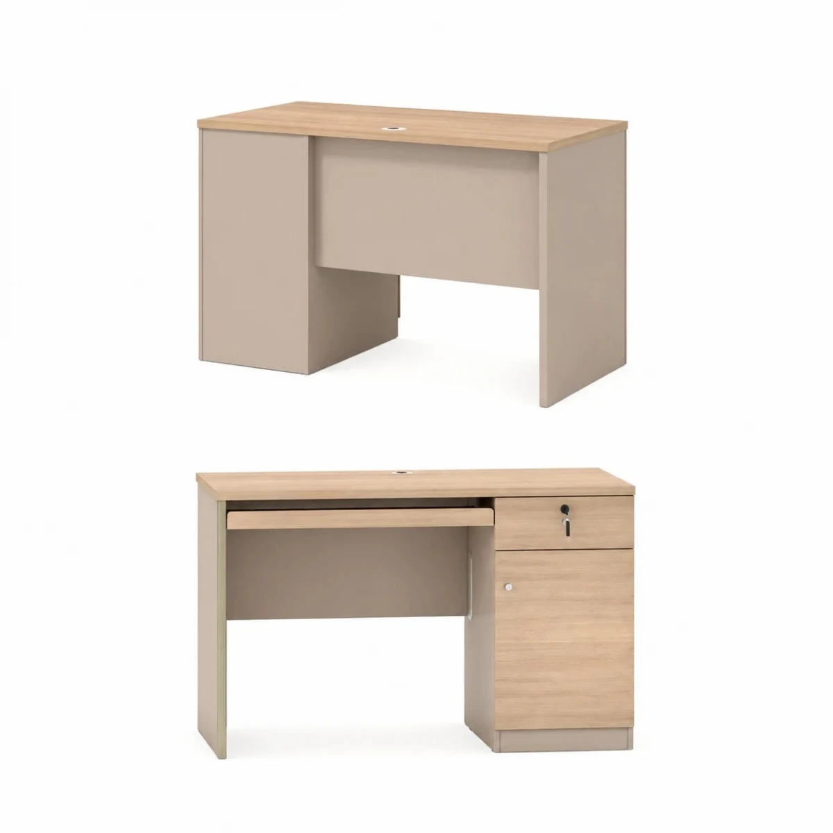 مكتب مقاس 1.20 (OT-6605 WOOD (light walnut