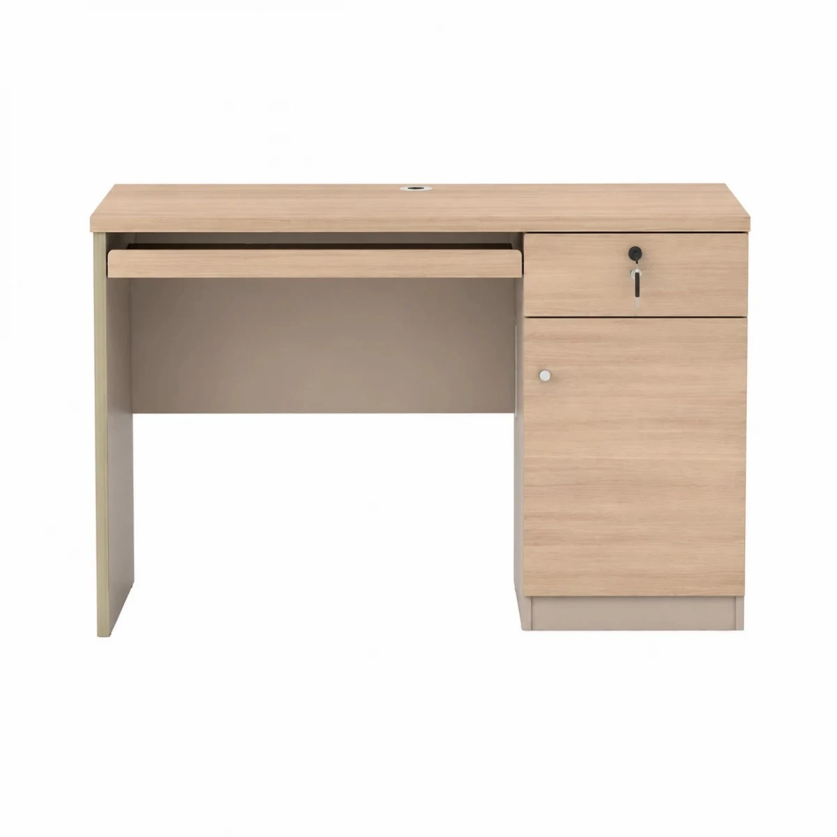 مكتب مقاس 1.20 (OT-6605 WOOD (light walnut