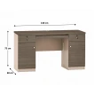 مكتب مقاس 1.40 OT-6604 DARK WOOD(0.torrya)