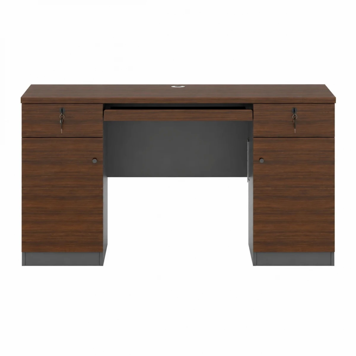مكتب مقاس 1.40 OT-6604 D.BROWN ( d.eucalyptus)