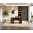 مكتب مقاس 1.40 OT-6604 D.BROWN ( d.eucalyptus)