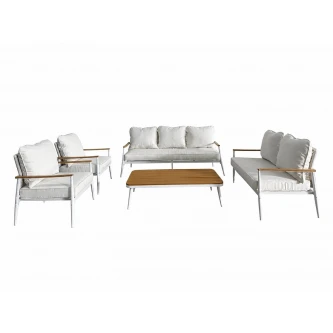 طقم كنب خارجي 7 شخص WHITE&BEIGE 212347
