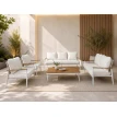 طقم كنب خارجي 7 شخص WHITE&BEIGE 212347